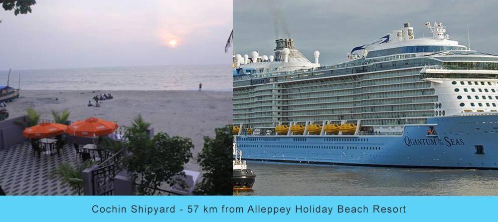 阿勒皮假日海滩度假村 Alappuzha 外观 照片